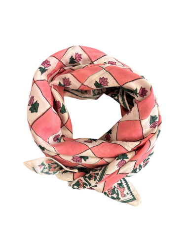 Foulard Flo Pink - Maison Augustin