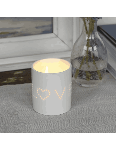 Photophore blanc Love - Rex London