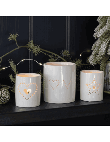 Photophore blanc Love - Rex London