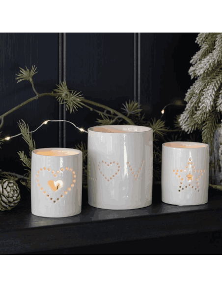 Photophore blanc Love - Rex London