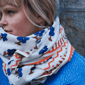 Foulard Sky Bloom - Maison Augustin