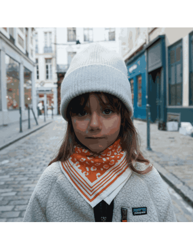 Foulard Graou camel - Maison Augustin