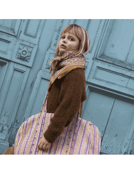 Foulard Love Bronze - Maison Augustin