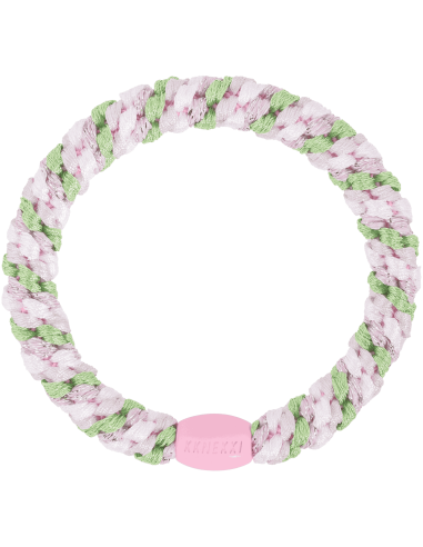 Elastique Mix Grass Green Pink Glitter - Kknekki