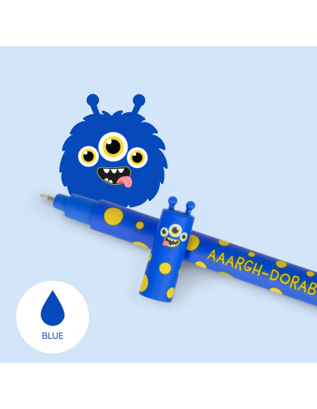 Stylo à encre effaçable Monstre - Legami