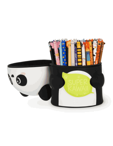 Pot à crayons de table Super Kawaii Panda - Legami