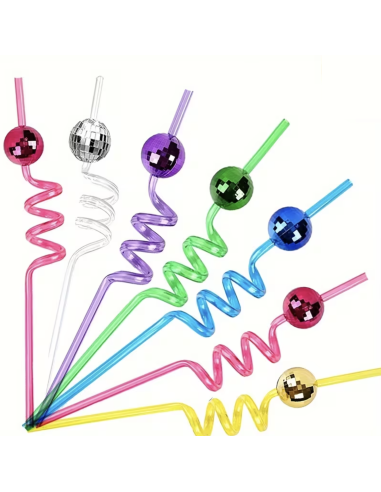 Paille boule à Facettes