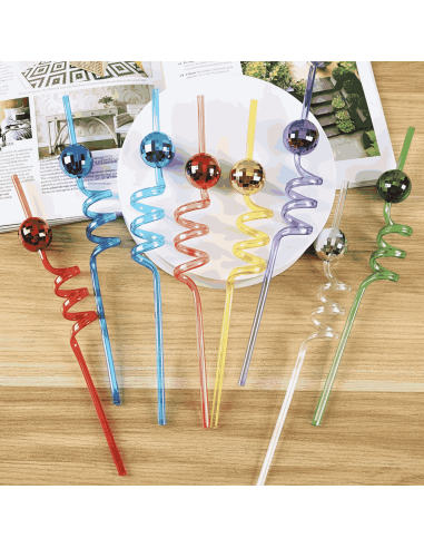 Paille boule à Facettes