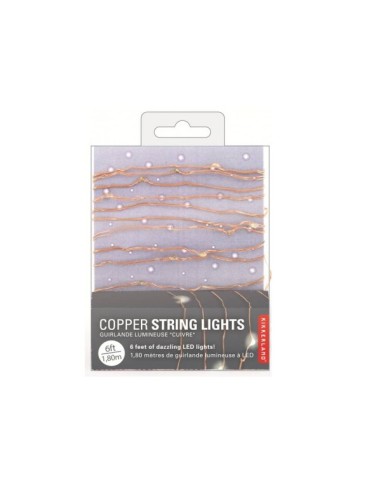 Copper mini guirlande Led fil cuivré