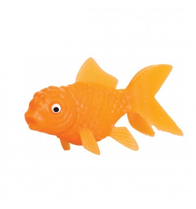 Mini poisson rouge en plastique