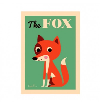 Affiche Renard d'Ingela Arrhenius